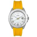 GUESS Men's Yellow Rubber Watch #U65000G2