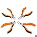 Neiko 4-Piece Precision Spring-Action Mini Plier Set with Easy-Hold Soft-Grip