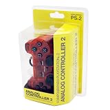 Playstation 2 and Playstation 1 Controller Red Playstation 2 and Playstation 1 Controller Red