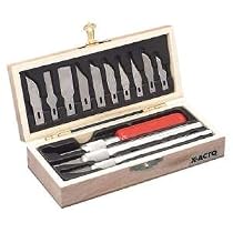 X-Acto X5082 Basic Knife Set with Wood Chest