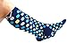 Compression Socks for Women and Men - Ocean Dots, Medium