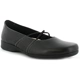 Womens/Ladies Black Elasticated Ballerina Style Comfort Shoes. - Black - UK 3-9by Ever So Soft