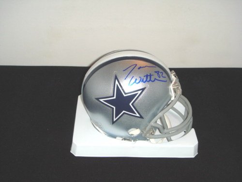 JASON WITTEN SIGNED AUTOGRAPHED DALLAS COWBOYS MINI HELMET DALLAS COWBOYS COA + HOLOGRAM
