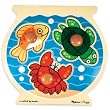Melissa & Doug Deluxe Fish Bowl Jumbo Knob Puzzle