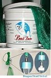Bait Buster Superior Handmade Bait Cast Net: 1/2 Sq. Mesh (Available 5ft-12ft)