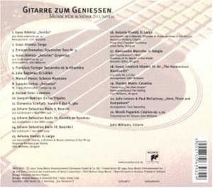 Cover image : Bach: Gitarre Zum Geniessen