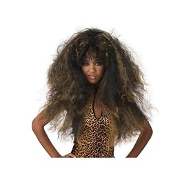 Wild Thang Cave Woman Wig for Adult Halloween Costume