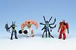 Action Man ATOM Baddies 4 Pack