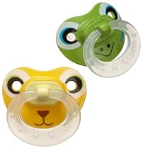 NUK Silicone Animal Faces BPA Free Pacifier, Size 2, 2 Pack, Colors May Vary
From NUK

