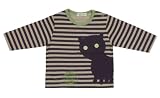 Organic Cotton Stripe Cat Tee