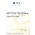 Geminare Private Vendor Watchlist Profile: Delivering Cloud-Based Disaster Recovery and...