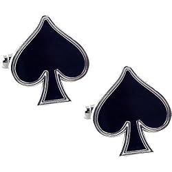 Spades Card Suit Cufflinks