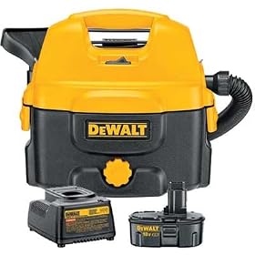 Click here to buy DeWalt DC500BC 2-Gal. Cordless or Corded Wet Dry Vac w Battery and Charger by DeWalt.