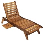 American Woods 1305T Windsor Collection Chaise Lounge with Sidetable