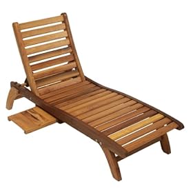 American Woods 1305T Windsor Collection Chaise Lounge with Sidetable