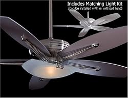Minka Aire Nickel Calebria Ceiling Fan Model F599-BN