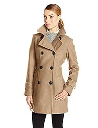 Anne Klein Women’s Classic Double-Breasted Coat