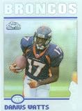 2004 Topps Chrome Refractor 218 Darius Watts (Rookie Parallel - Football Cards)