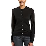 Red Moon Women's Cotton Long Sleeve Round Neck Cardigan Sweater at Red Moon