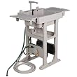 No Crank Outdoor Sink Station with Water Powered Retractable Garden Hose Reel #SK241501
