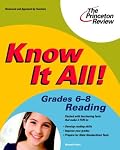Know It All! Grades 6-8 Reading (K-12 Study Aids)