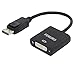 Display to DVI Adapter Converter, FEMORO DisplayPort DP to DVI-I Adapter Male to Female 1080P (Male to Female) Compatible with Computer, Desktop, Laptop, PC, Monitor, Projector, HDTV - Black