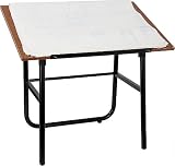 Adjustable Drawing and Drafting Table with Black Frame [NAN-JN-2783-GG]