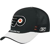 Reebok Philadelphia Flyers Black NHL Draft Day Flex Fit Hat