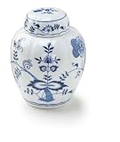 JAPAN BLUE DANUBE COVERED MING JAR LARGE #131