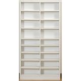 JKプラン 薄型オープンラック 1cmピッチ薄型オープンラック ホワイト幅80cm yh-106