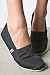 Apparel : TOMS - Women's Classic Canvas Slip-on shoes (Black)