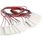 Vktech 10Pcs TEC1-12706 Thermoelectric Cooler Heat Sink Cooling Peltier 12V 5.8A