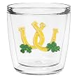 Lucky Horseshoes 12 oz Double-Old-Fashioned Insulated Beverage Tumbler, Clear