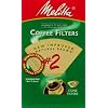 Melitta 612412 40 Count #2 Natural Brown Cone Coffee Filters