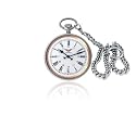 Catorex Men's La Pautele Etched Brass White Dial Pocket Watch