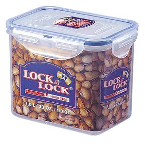 ISI HPL812 Vorratsdose 1,00l recht. Lock&Lock, 151x108x117mm