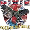 Dixie Cock Of The Walk Adult T-Shirt