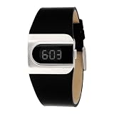 Kenneth Cole Women's KC2576 Trend Digital Quartz Leather Strap Watch