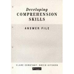 Developing Comprehension Skills: Answer File