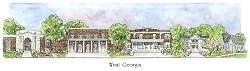 West Georgia - Collegiate Series - 11.5 x 24 Inch Print