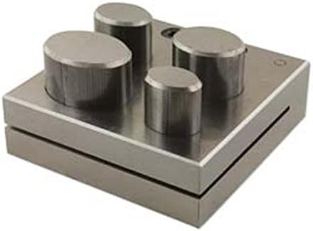 4 Piece JUMBO OVAL SHAPED Disc Cutter Punch Tool