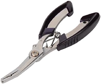 One Piece Black Color ABS Resin Stainless Steel Fishing Pliers Scissors Hook Cutter Line Remove Tackle Fishing Tool 160x55mm