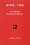 Confidences et propos litteraires