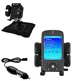 O2 XDA Neo Auto Bean Bag Dash Holder with Car Charger - Uses Gomadic TipExchange