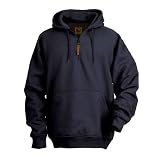 Fleece 1/2 Zip Hooded Sweatshirt - Thermal Lined
