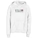 Sweatshirt Woman White Elegant Flag 