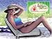 Kitchen & Housewares : Lentek Koolatron MA02M MultiAngle Lounger Indoor Outdoor with Handle Gift Box