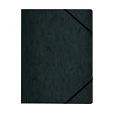 Produkt-Bild: Herlitz 11159688 Eckspanner A4 Colorspan, 355 g/qm, 5er Packung, Farbe schwarz