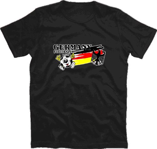 EM 2012 – Deutschland – Germany Football III Kinder T-Shirt Schwarz 116