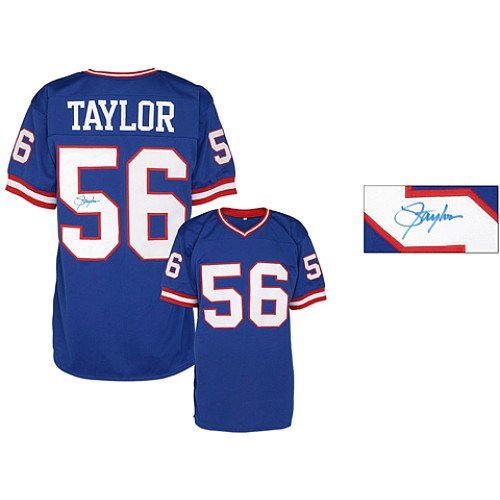 Mounted Memories New York Giants Lawrence Taylor Autographed Jersey